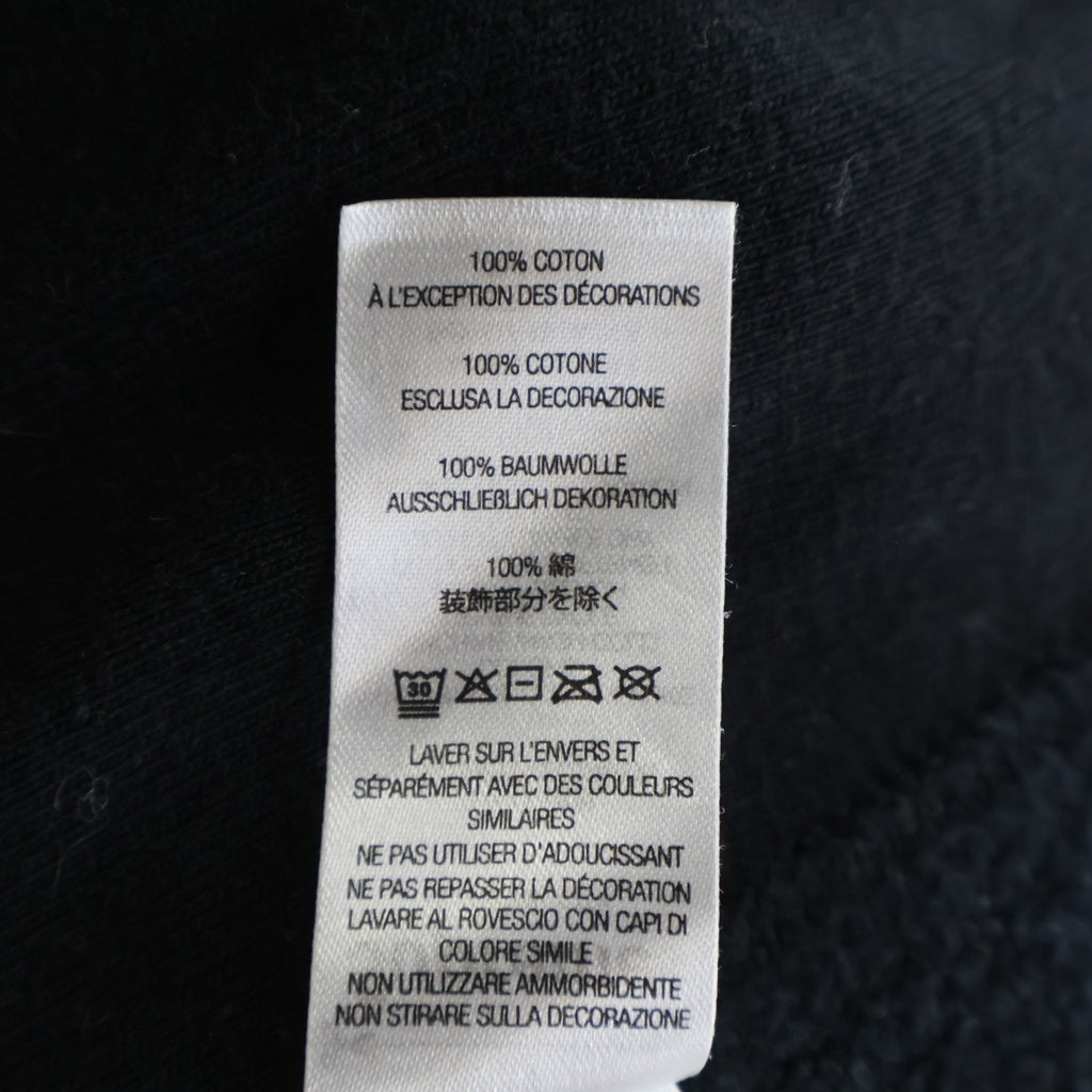 SUPREME(シュプリーム) 21AW Arabic Logo Hooded Sweatshirt アラビック ロゴ エンブロイダリー プルオーバースウェットパーカー フーディー ブラック