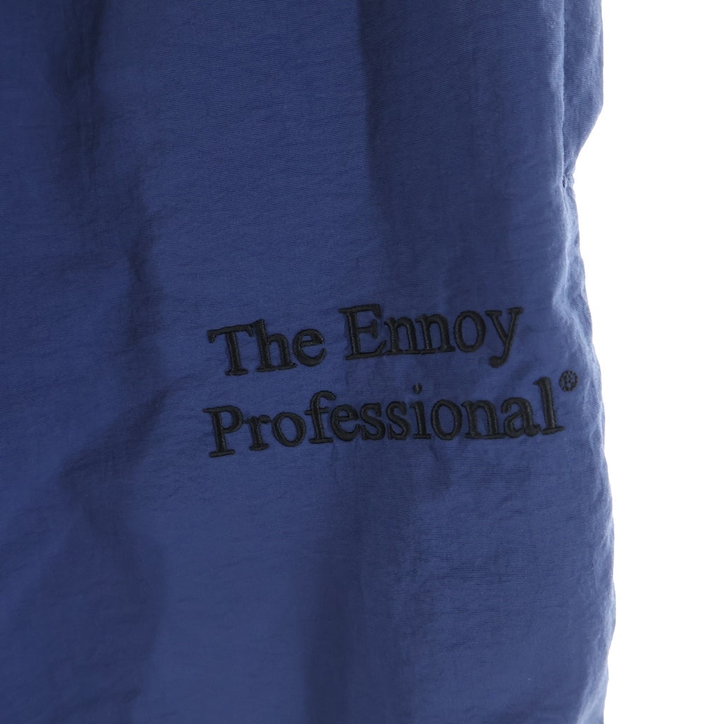 The Ennoy Professional(エンノイプロフェッショナル) ×STYLISTSHIBUTSU 21AW NYLON PANT スタイリスト私物 ロゴ エンブロイダリー ナイロン パンツ ネイビー AW21BRENPT01LV