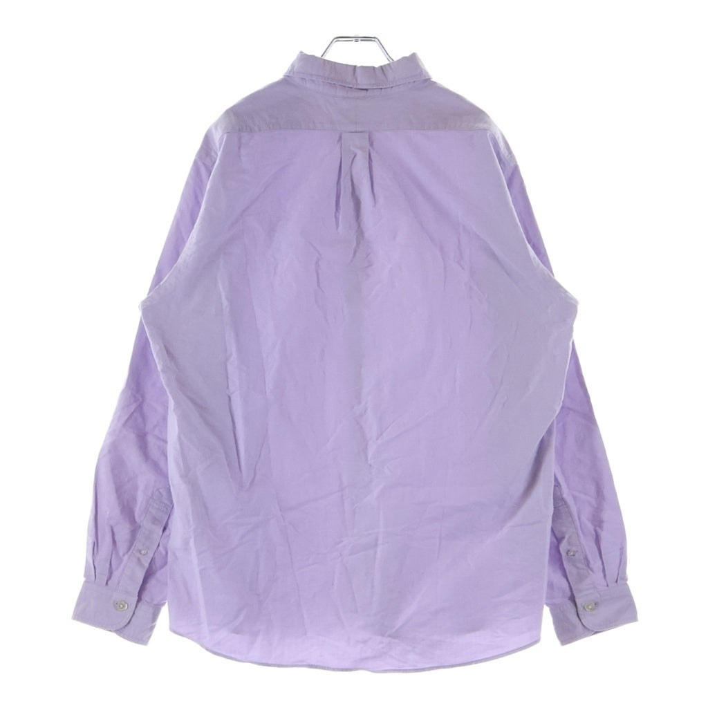 HUMAN MADE(ヒューマンメイド) 25AW OXFORD BD L/S SHIRT オックスフォードボタンダウン 長袖シャツ パープル HM30SH005