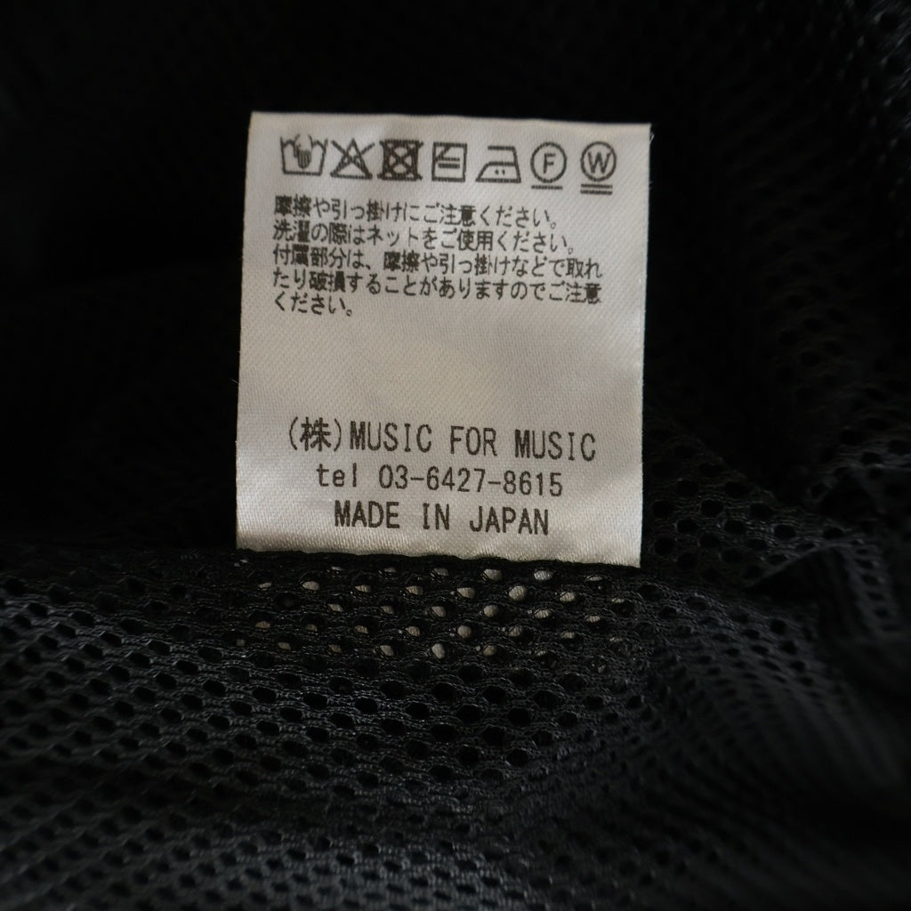 NO BRAND(ノーブランド) SWJP 26SS 2001 NYLON ZIP PANTS エスダブリュージェーピー ナイロン ジップ ロゴ エンブロイダリー パンツ ブラック SW-26SS-20