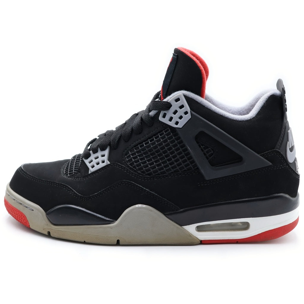 NIKE(ナイキ) AIR JORDAN 4 RETRO BRED エアジョーダン レトロ ブレッド ハイカットスニーカー ブラック US10/28cm 308497-060
