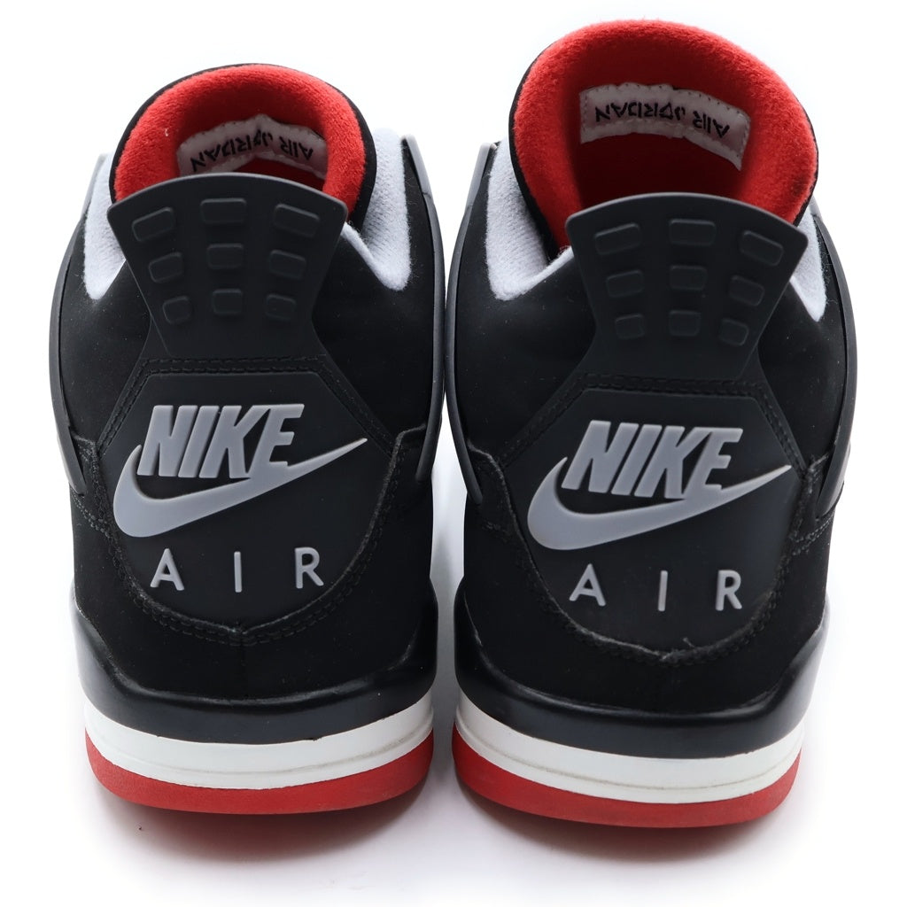 NIKE(ナイキ) AIR JORDAN 4 RETRO BRED エアジョーダン レトロ ブレッド ハイカットスニーカー ブラック US10/28cm 308497-060