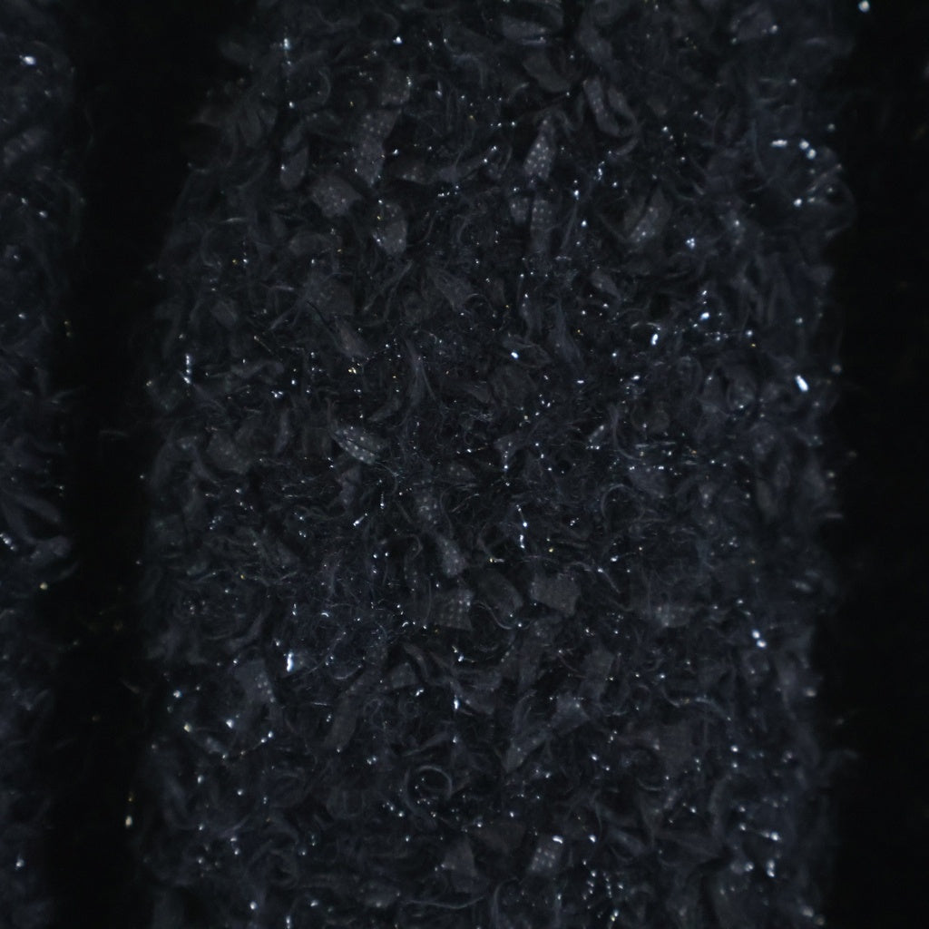 CFCL(シーエフシーエル) POTTERY REEF LUXE SKIRT ポタリー リーフ リュクスポリエステル ナイロン ラメ加工 ロングスカート ブラック レディース CF008KG166