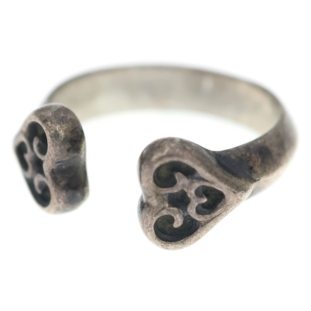 Bill Wall Leather/BWL(ビルウォールレザー) DOUBLE TRIBAL HEART RING ダブル トライバル ハート リング シルバー レディース