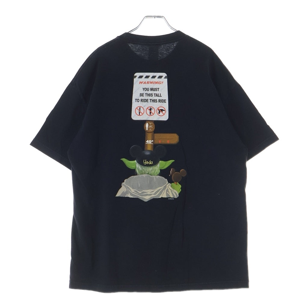 VINTAGE(ヴィンテージ) 00S VINTAGE DISNEY STAR WARS YODA JUDGE ME BY MY SIZE DO YOU? TEE ヴィンテージ ディズニー スターウォーズ ヨーダ 両面プリントTシャツ 半袖カットソー