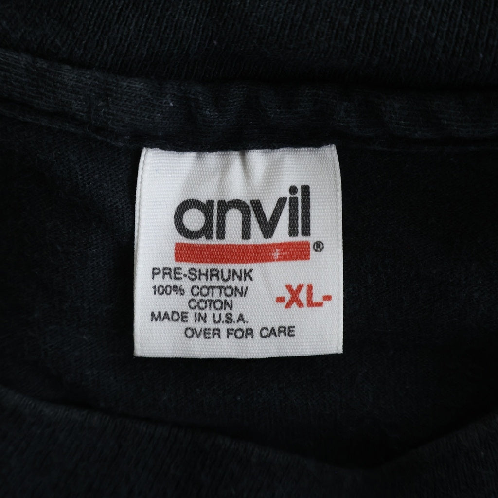 VINTAGE(ヴィンテージ) 90S VINTAGE JESUS IT IS FINISHED TEE ANVIL ヴィンテージ ジーザス イエスキリスト グラフィックプリントTシャツ 半袖クルーネックカットソー ブラック