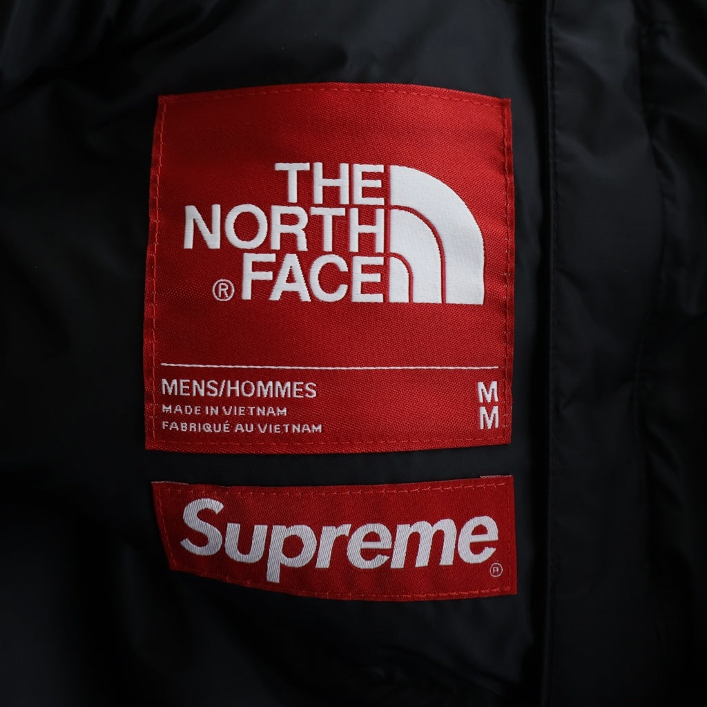 SUPREME(シュプリーム) 24SS ×THE NORTH FACE Split Nupse Jacket ザノースフェイス スプリットヌプシ ジップアップダウンジャケット ブラック NF0A875F