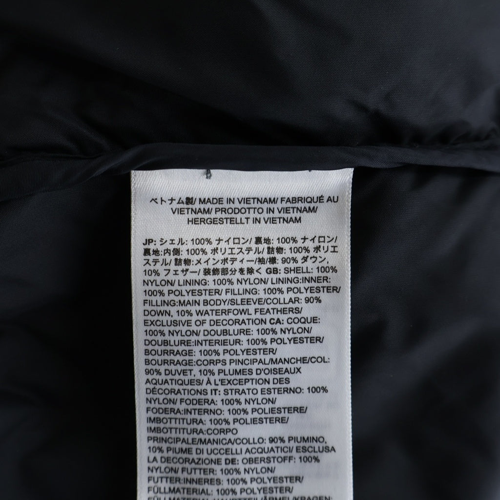 SUPREME(シュプリーム) 24SS ×THE NORTH FACE Split Nupse Jacket ザノースフェイス スプリットヌプシ ジップアップダウンジャケット ブラック NF0A875F