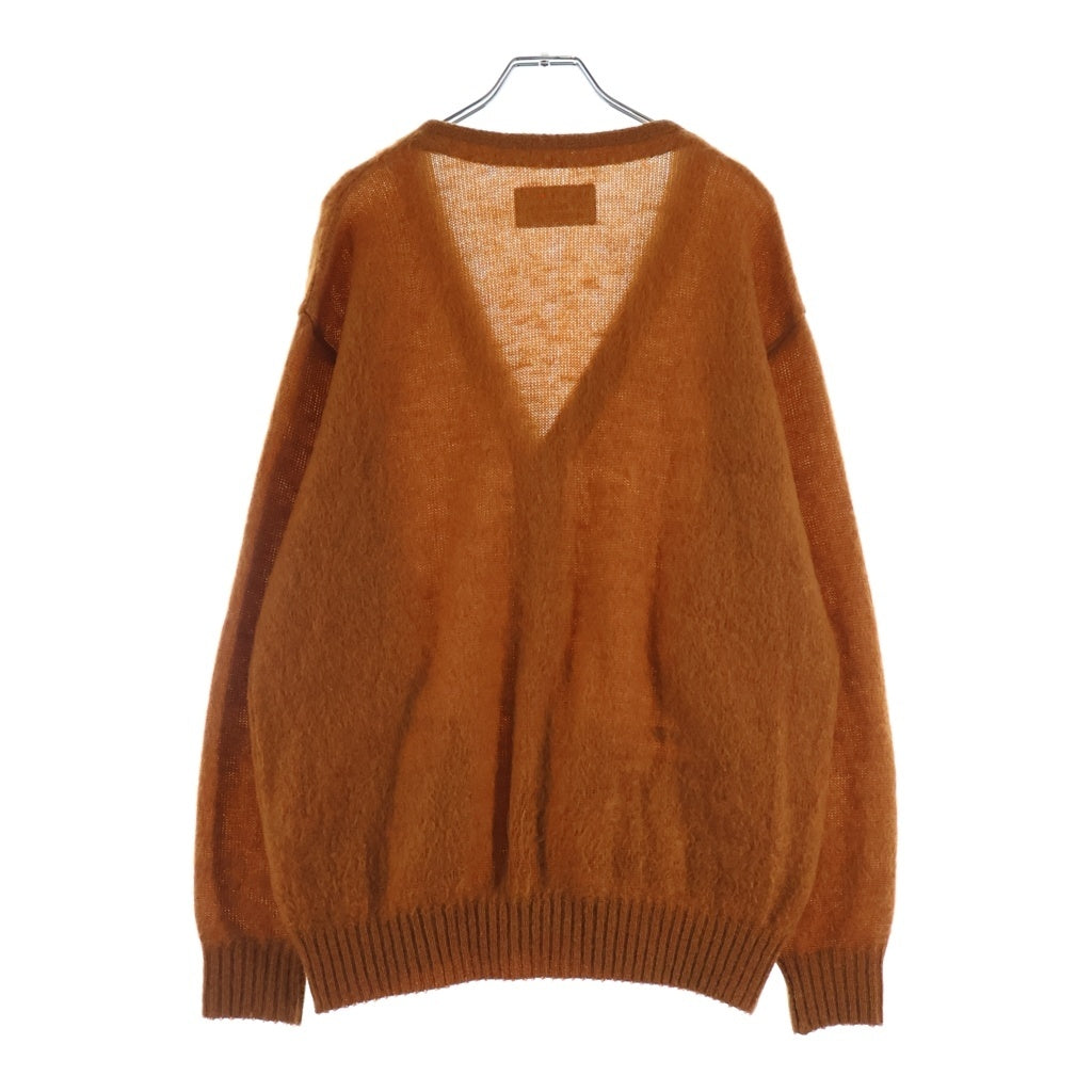 WACKO MARIA(ワコマリア) 22AW MOHAIR KNIT CARDIGAN モヘア混 ウールニットカーディガン ブラウン 22FW-WHK-KN06