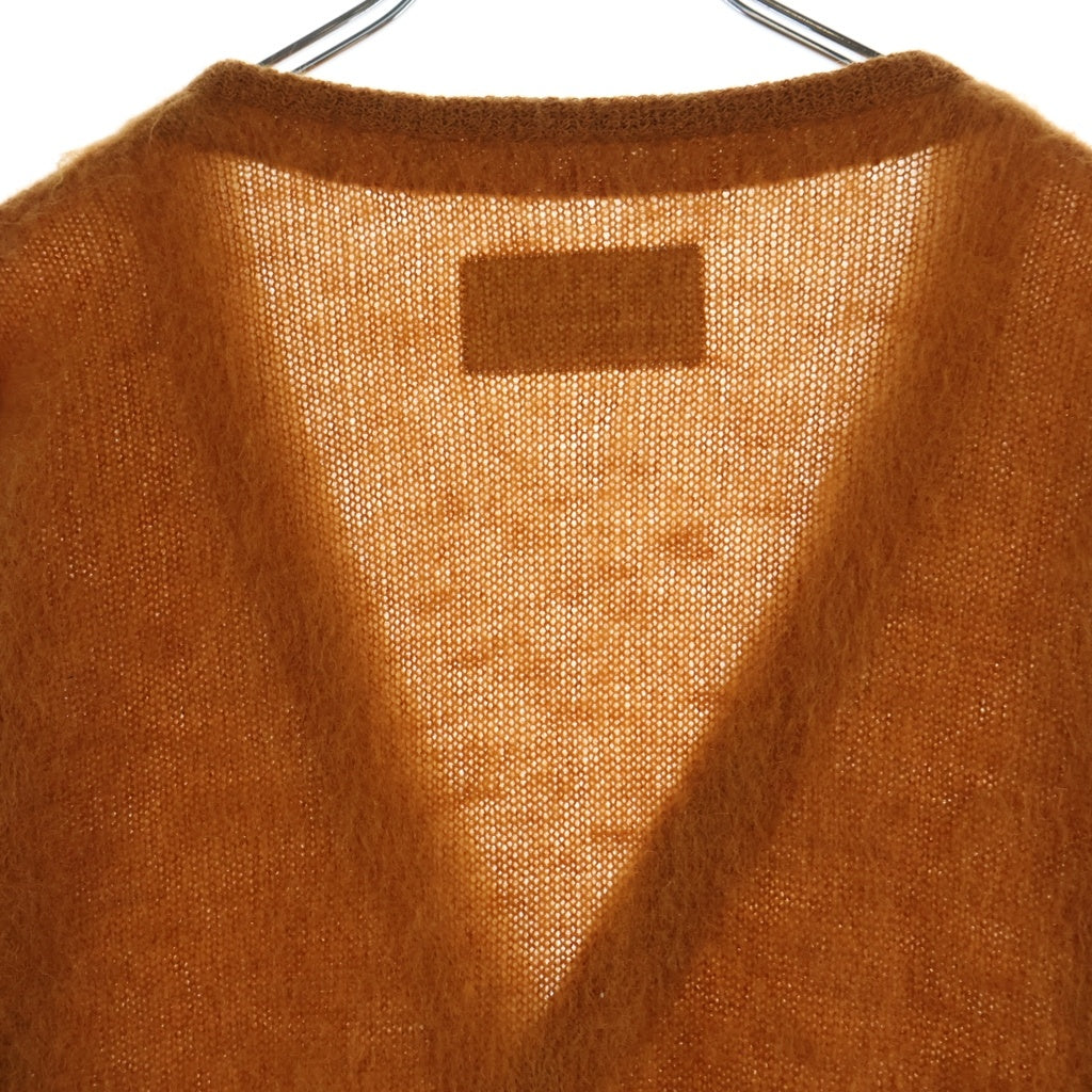 WACKO MARIA(ワコマリア) 22AW MOHAIR KNIT CARDIGAN モヘア混 ウールニットカーディガン ブラウン 22FW-WHK-KN06