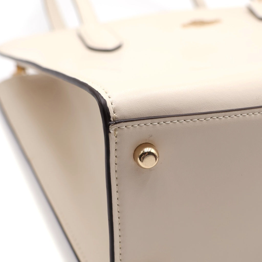 COACH(コーチ) NINA CARRY ALL ニーナ キャリーオール レザー トートバッグ ホワイト レディース