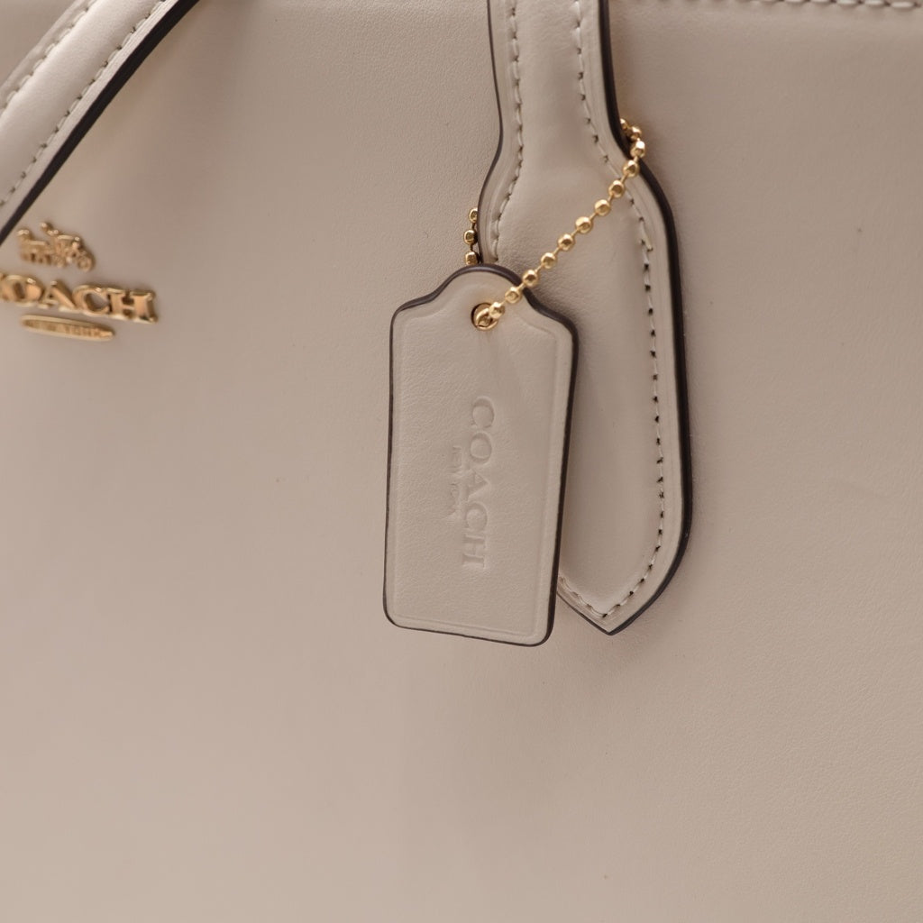 COACH(コーチ) NINA CARRY ALL ニーナ キャリーオール レザー トートバッグ ホワイト レディース