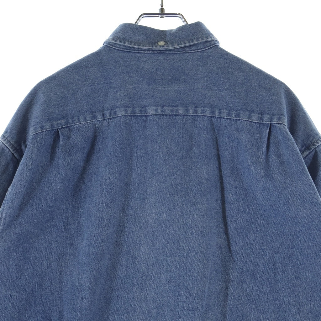 SUPREME(シュプリーム) 25SS Small Box Shirt Denim スモールボックスロゴ 長袖シャツ デニム インディゴ