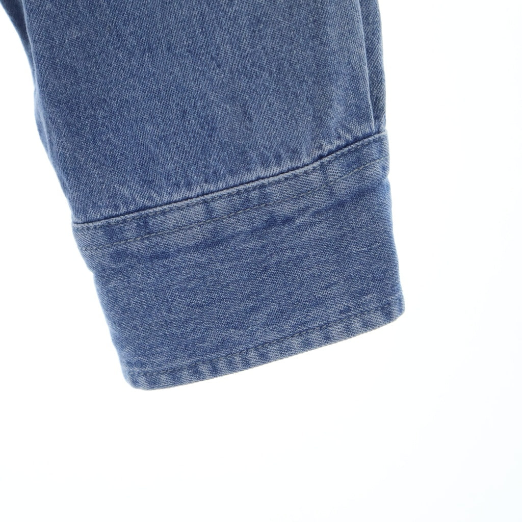 SUPREME(シュプリーム) 25SS Small Box Shirt Denim スモールボックスロゴ 長袖シャツ デニム インディゴ