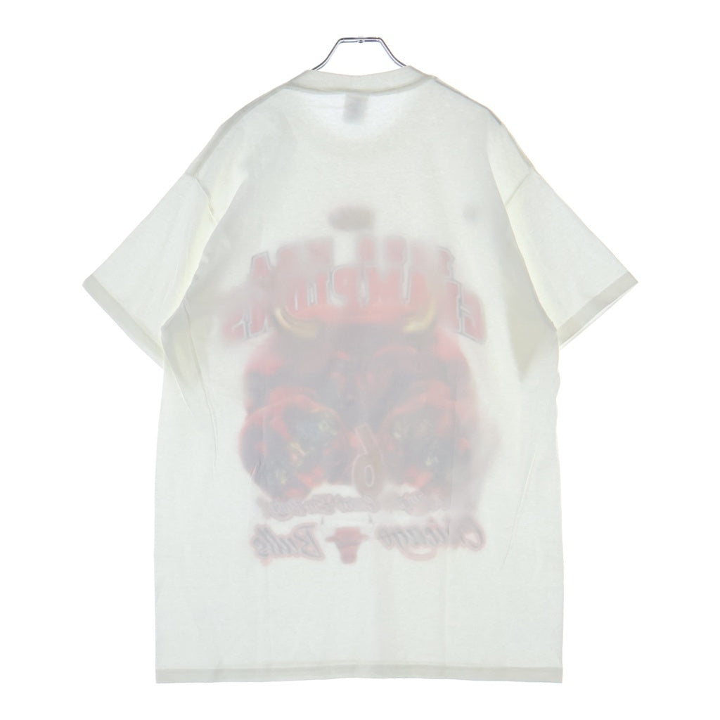 VINTAGE(ヴィンテージ) 90S VINTAGE DEADSTOCK 1998 NBA CHICAGO BULLS ヴィンテージ デッドストック シカゴブルズ クルーネック 半袖Tシャツ カットソー ホワイト/レッド