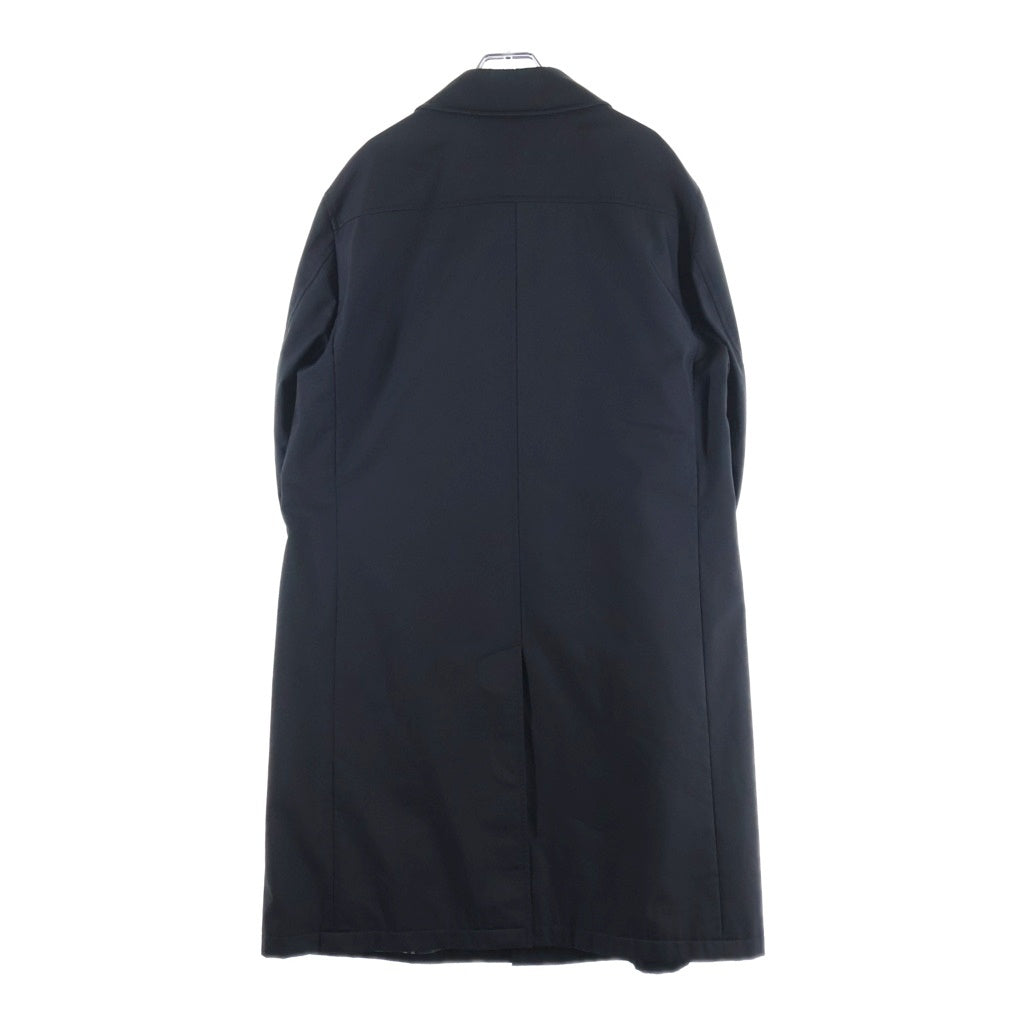 BURBERRY BLACK LABEL(バーバリー ブラックレーベル) ナイロン ステンカラー ロングコート ブラック BMA06-704-09