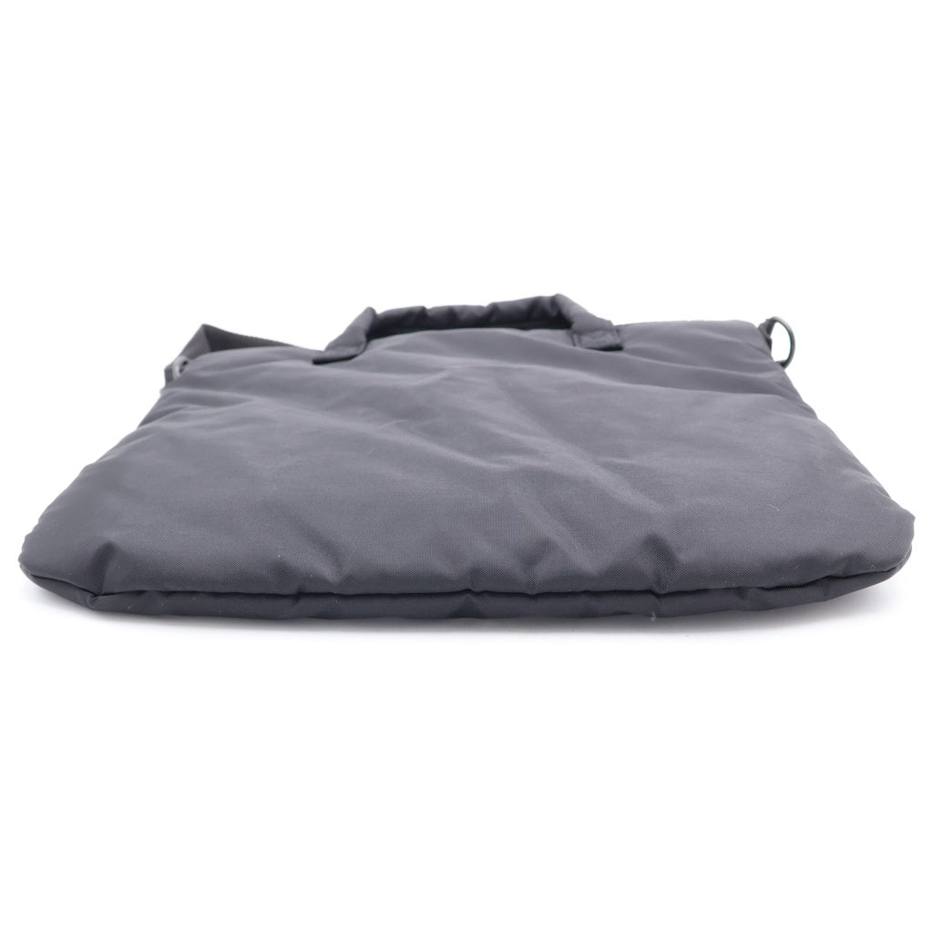 BLACK COMME des GARCONS(ブラックコムデギャルソン) 日本製 中わた 2WAY ナイロン ハンドショルダーバッグ ブラック 1Z-K 204