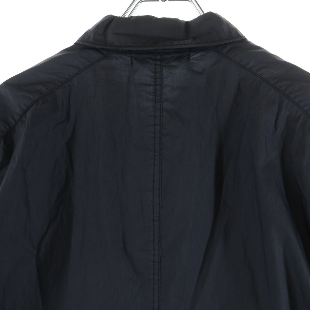 STONE ISLAND(ストーンアイランド) 13SS MUSSOLA WATRO ロゴワッペン コーティング ナイロンジャケット ブラック 5815AF229