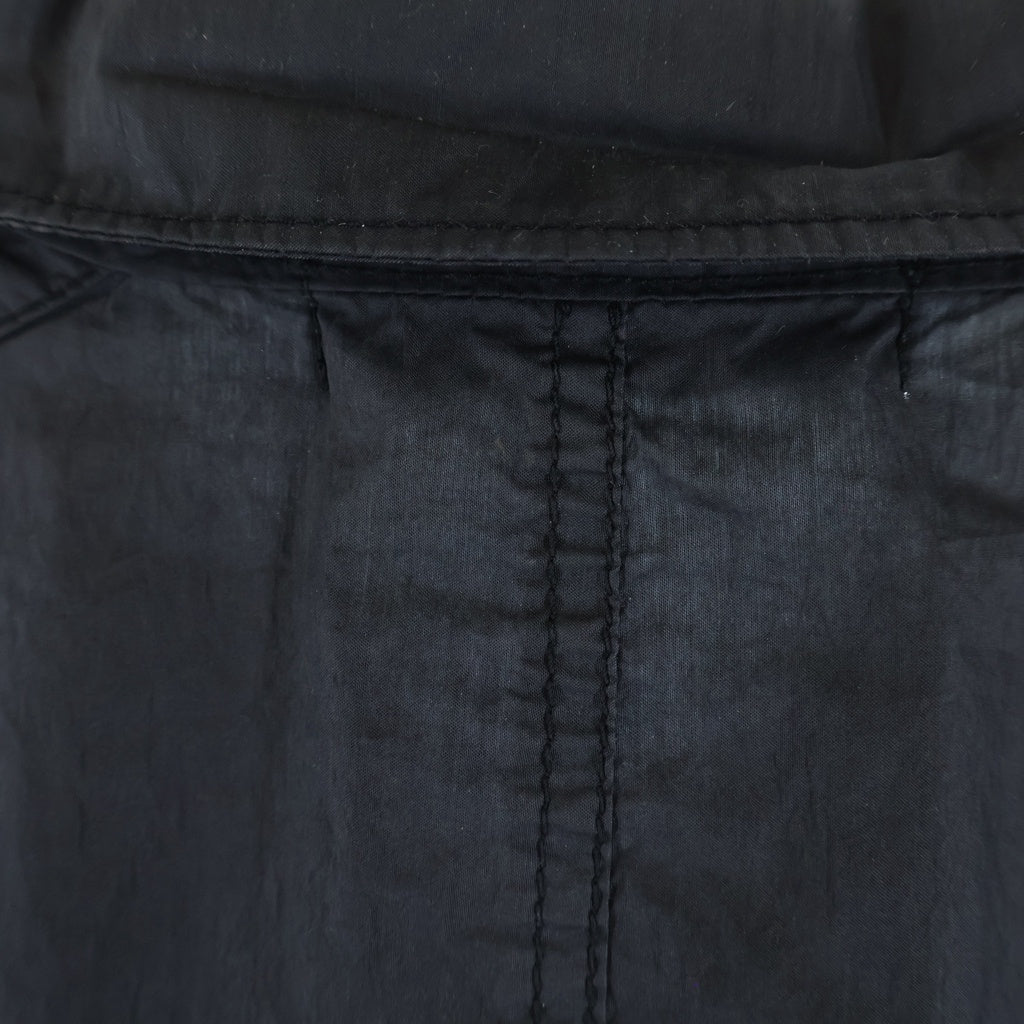 STONE ISLAND(ストーンアイランド) 13SS MUSSOLA WATRO ロゴワッペン コーティング ナイロンジャケット ブラック 5815AF229