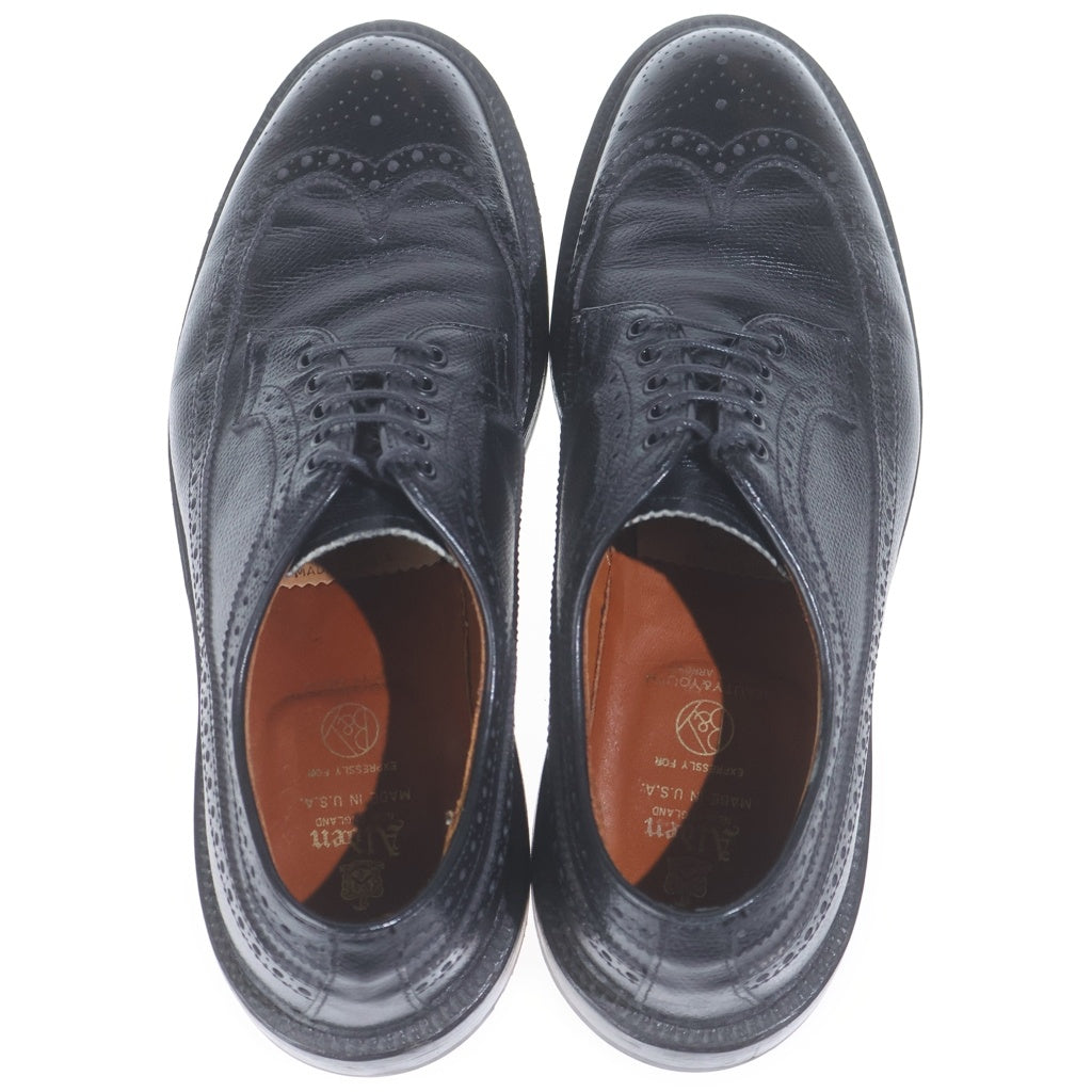 Alden(オールデン) BEAUTY&YOUTH UNITED ARROWS別注 ビューティーアンドユース ユナイテッドアローズ ウィングチップ レザードレスシューズ ブラック 97807