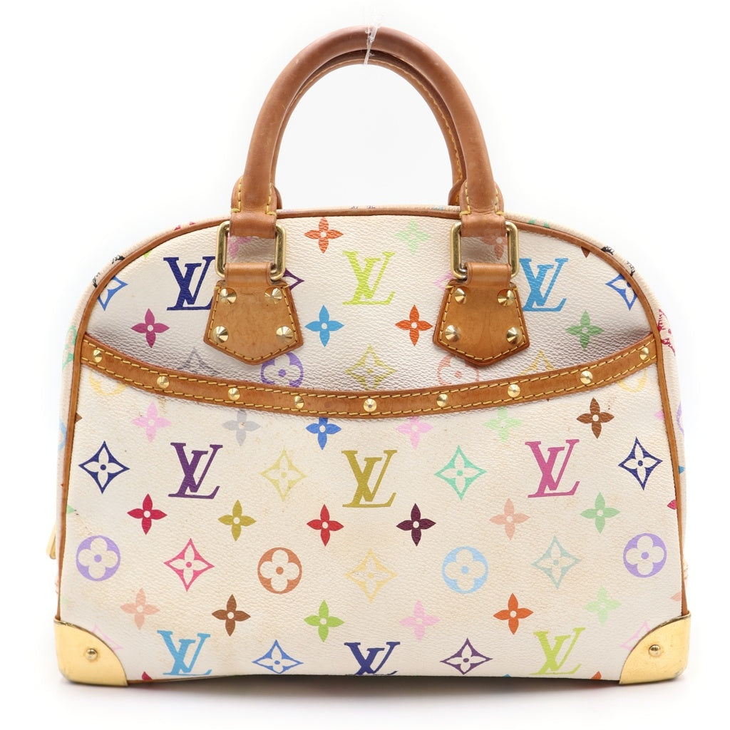 LOUIS VUITTON(ルイヴィトン) トゥルーヴィル ブロン モノグラムマルチカラー レザーハンドバッグ ホワイト M92663 MI1014 レディース