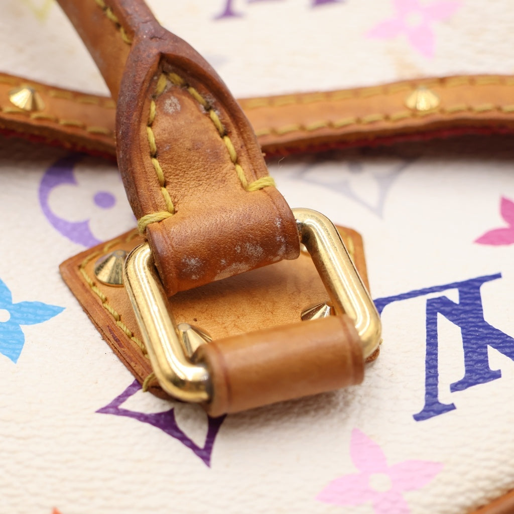 LOUIS VUITTON(ルイヴィトン) トゥルーヴィル ブロン モノグラムマルチカラー レザーハンドバッグ ホワイト M92663 MI1014 レディース