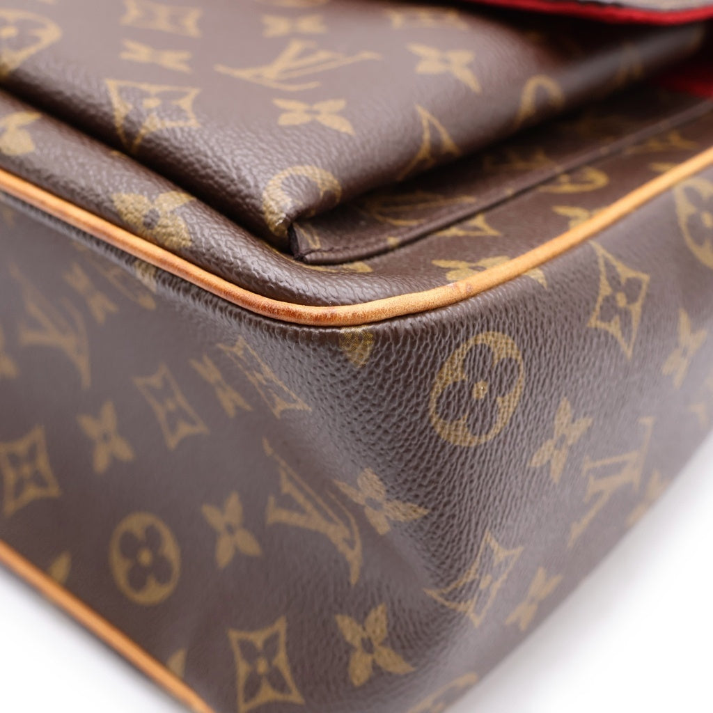 LOUIS VUITTON(ルイヴィトン) MULTIPLY CITY ミュルティプリ シティ モノグラム ハンドバッグ ブラウン M51162 MB1014 レディース