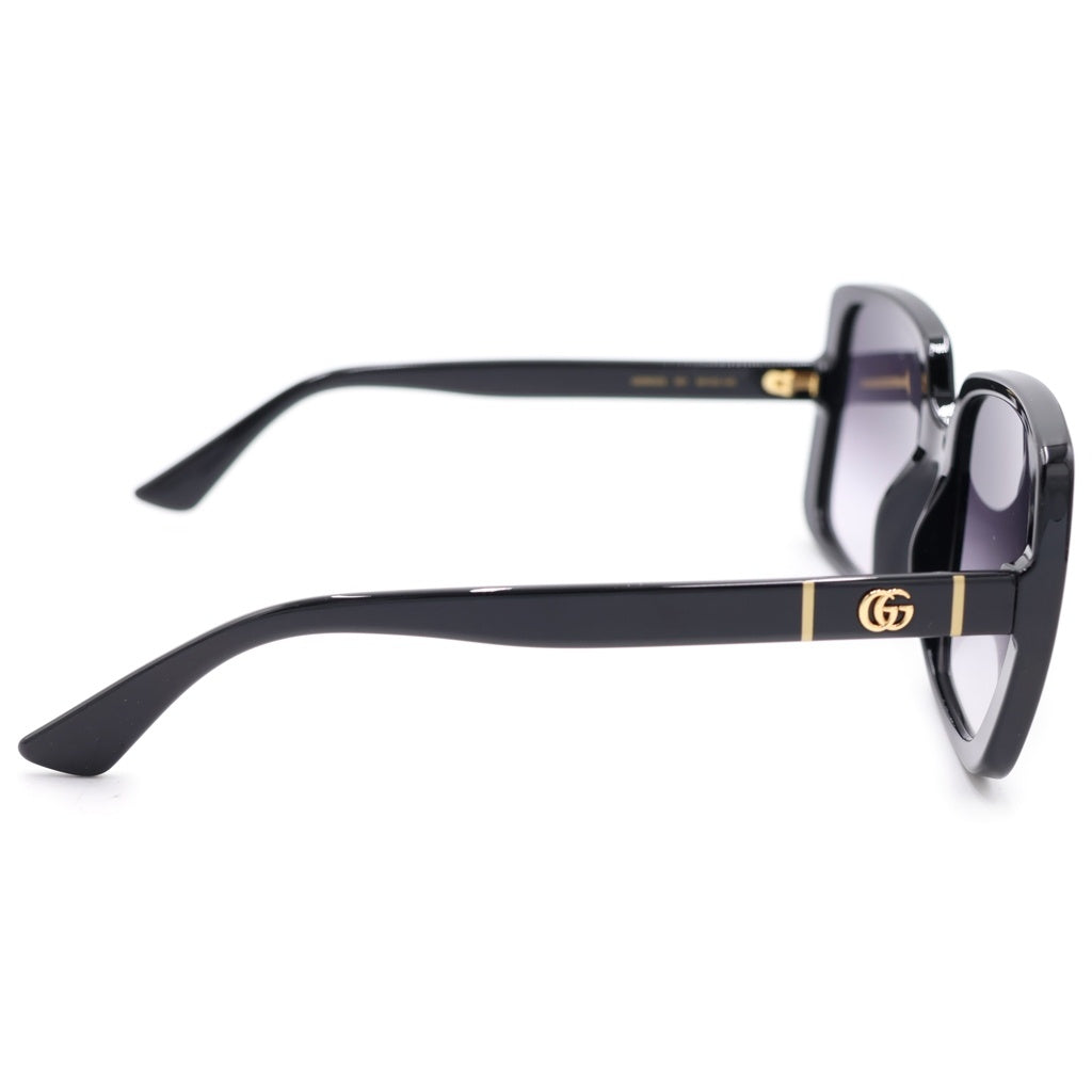 GUCCI(グッチ) GG0632S スクエアフレーム GGロゴテンプル カラーレンズ サングラス メガネ ブラック