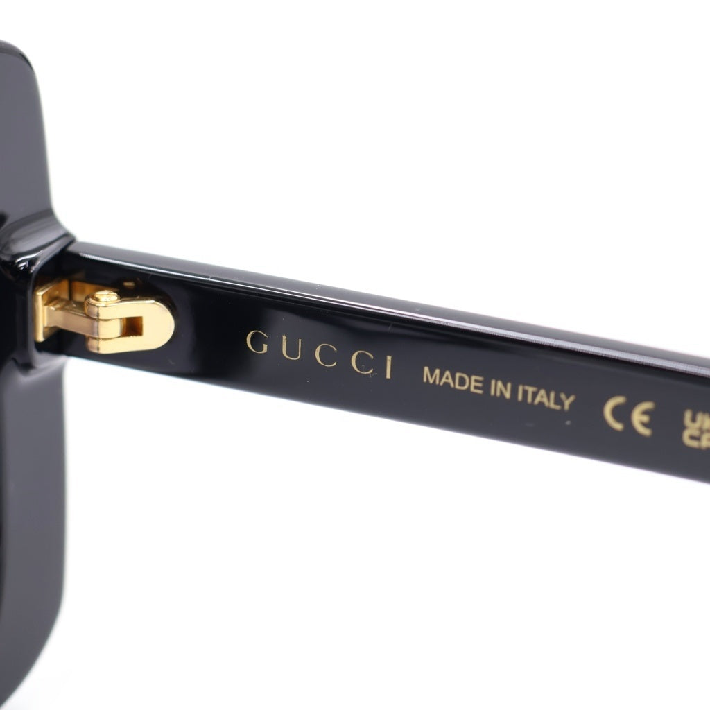 GUCCI(グッチ) GG0632S スクエアフレーム GGロゴテンプル カラーレンズ サングラス メガネ ブラック