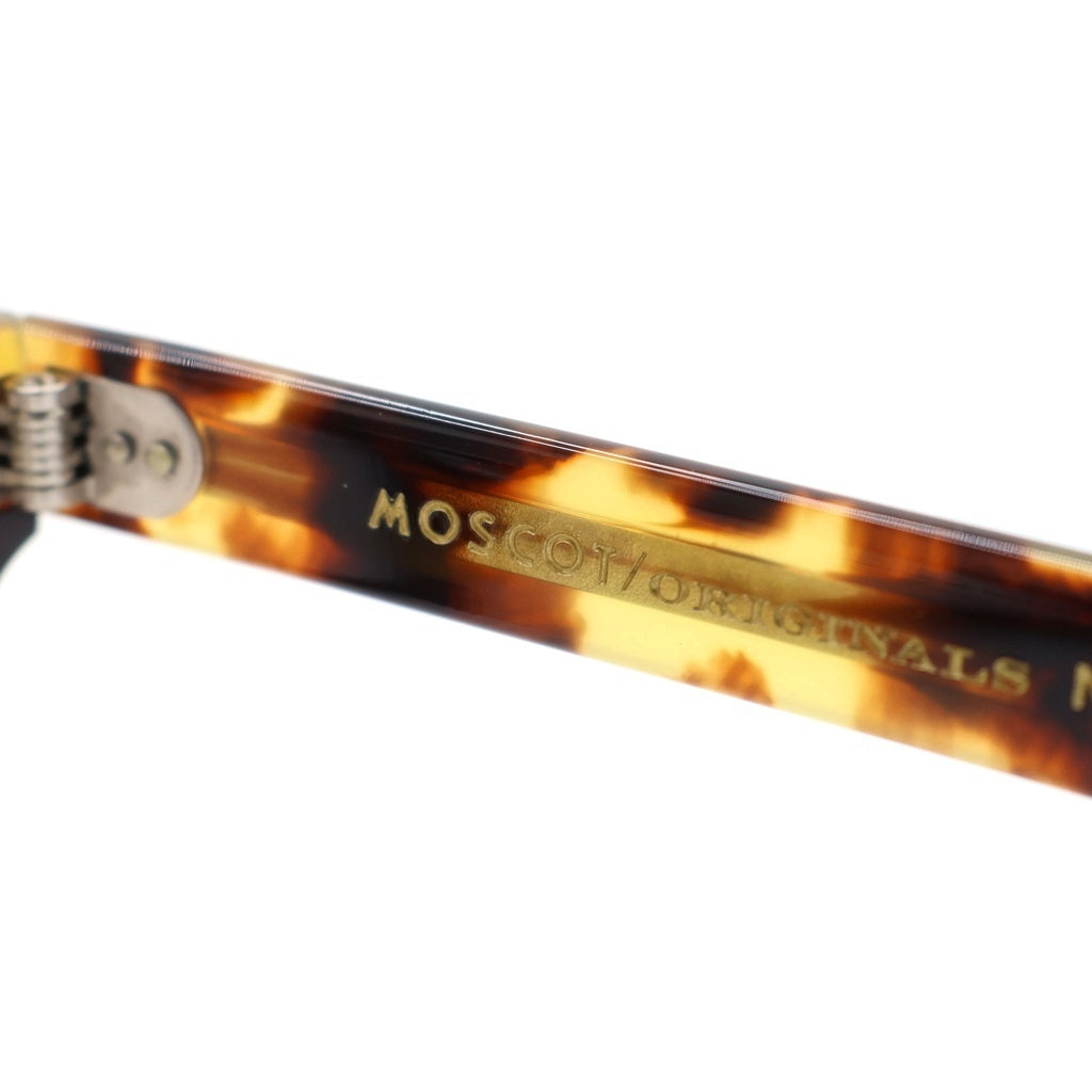 MOSCOT(モスコット) LEMTOSH レムトッシュ ウェリントンフレーム クラシックハバナ クリアレンズ サングラス メガネ ブラウン