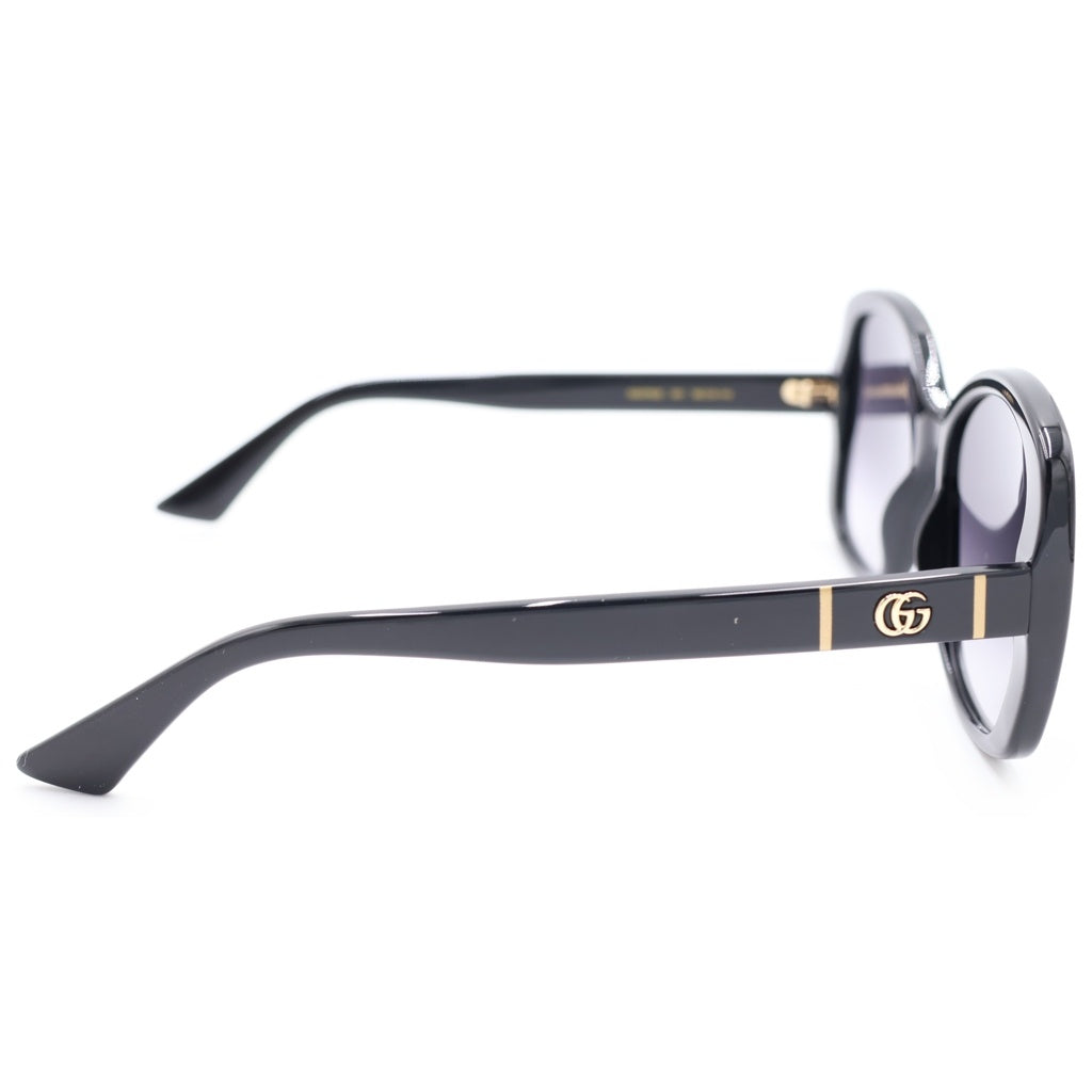 GUCCI(グッチ) GG0762S バタフライフレーム GGロゴテンプル カラーレンズ サングラス メガネ ブラック