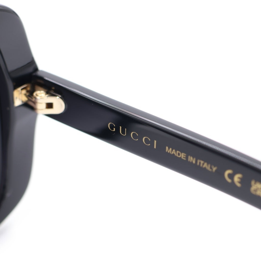 GUCCI グッチ GG0762S バタフライフレーム GGロゴテンプル カラーレンズ サングラス メガネ ブラック GUCCI(グッチ) GG0762S バタフライフレーム GGロゴテンプル カラー