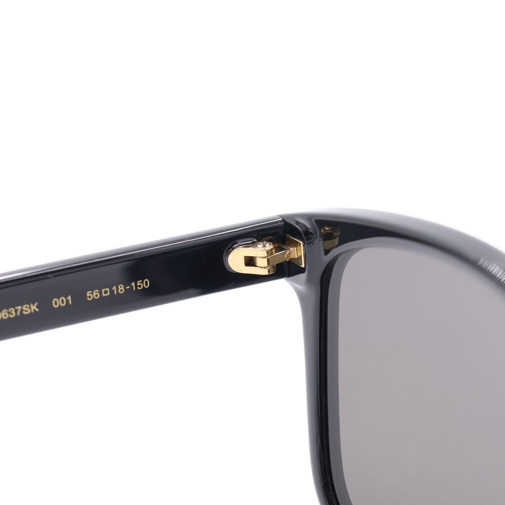 GUCCI(グッチ) GG0637SK アジアンフィット スクエアフレーム GGロゴテンプル カラーレンズ サングラス メガネ ブラック