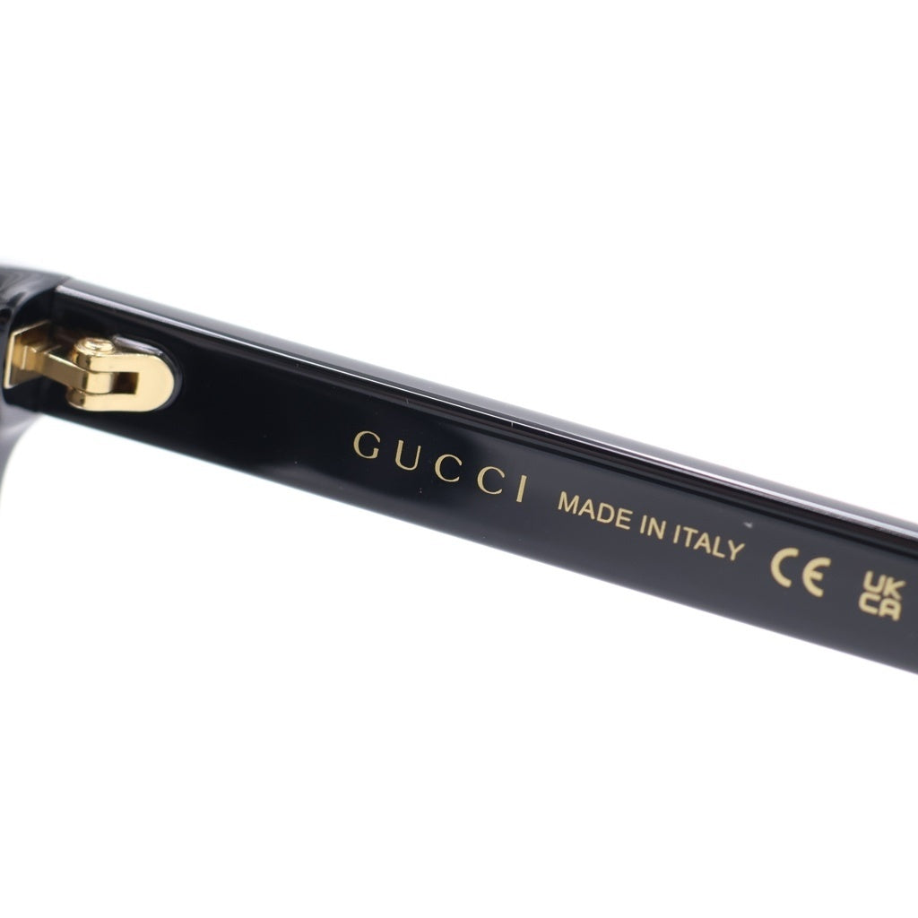 GUCCI(グッチ) GG0637SK アジアンフィット スクエアフレーム GGロゴテンプル カラーレンズ サングラス メガネ ブラック