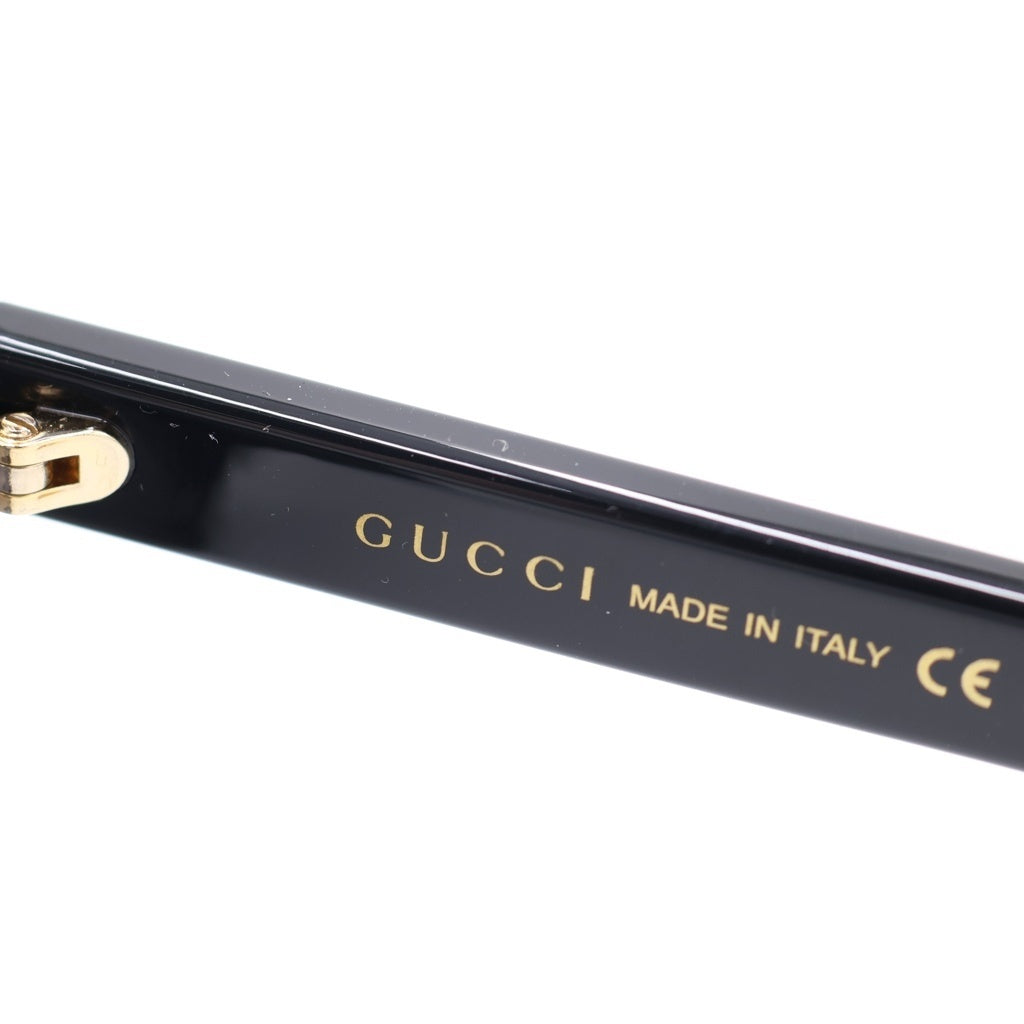 GUCCI(グッチ) GG1582SK アジアンフィット スクエアフレーム ロゴテンプル カラーレンズ サングラス メガネ ブラック