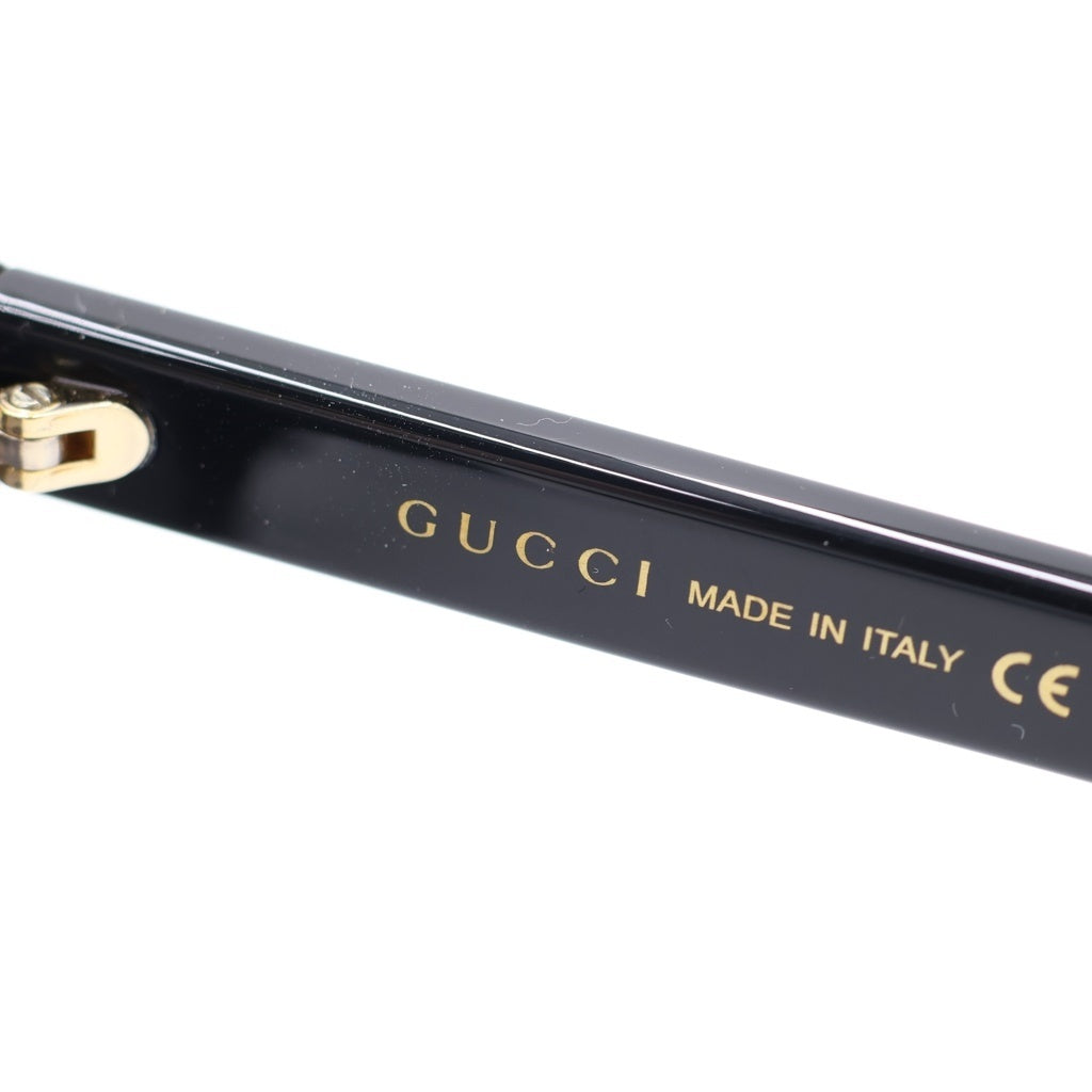 GUCCI(グッチ) GG1582SK アジアンフィット スクエアフレーム ロゴテンプル カラーレンズ サングラス メガネ ブラック