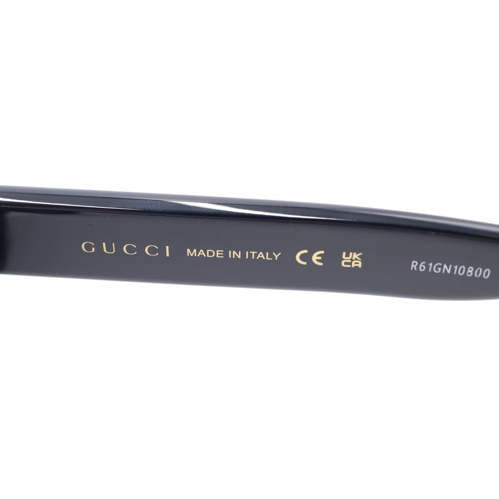 GUCCI(グッチ) GG1578S キャットアイフレーム インターロッキングGテンプル カラーレンズ サングラス メガネ ブラック