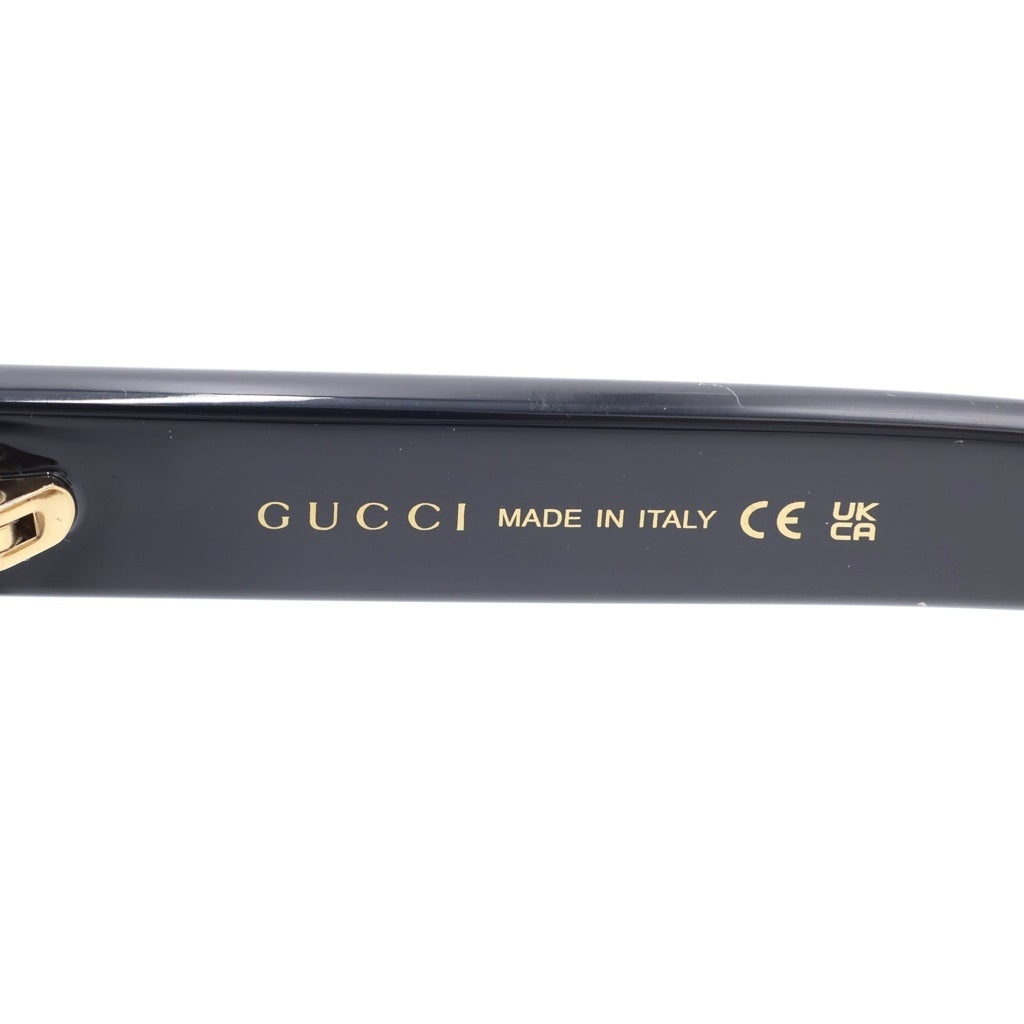 GUCCI(グッチ) GG1338S アジアンフィット ウェリントンフレーム インターロッキングGテンプル カラーレンズ サングラス メガネ ブラック