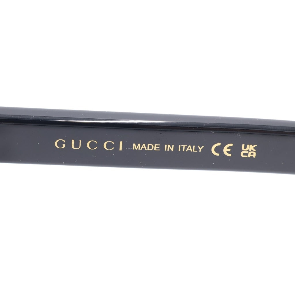 GUCCI(グッチ) GG1582SK アジアンフィット スクエアフレーム ロゴテンプル カラーレンズ サングラス メガネ ブラック