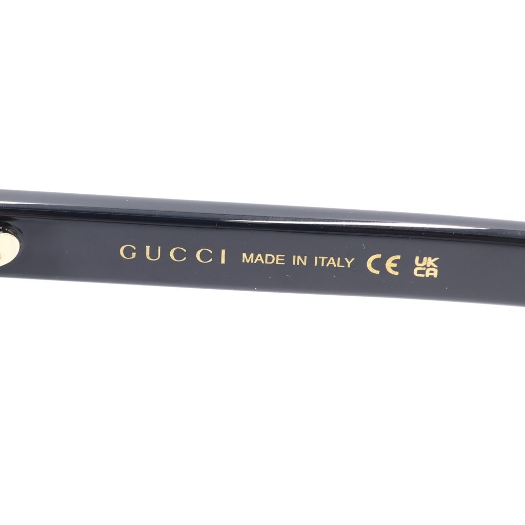 GUCCI(グッチ) GG1582SK アジアンフィット スクエアフレーム ロゴテンプル カラーレンズ サングラス メガネ ブラック