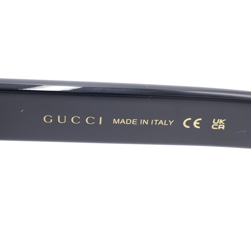 GUCCI(グッチ) GG1578S キャットアイフレーム インターロッキングGテンプル カラーレンズ サングラス メガネ ブラック