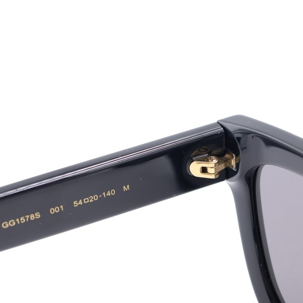 GUCCI(グッチ) GG1578S キャットアイフレーム インターロッキングGテンプル カラーレンズ サングラス メガネ ブラック
