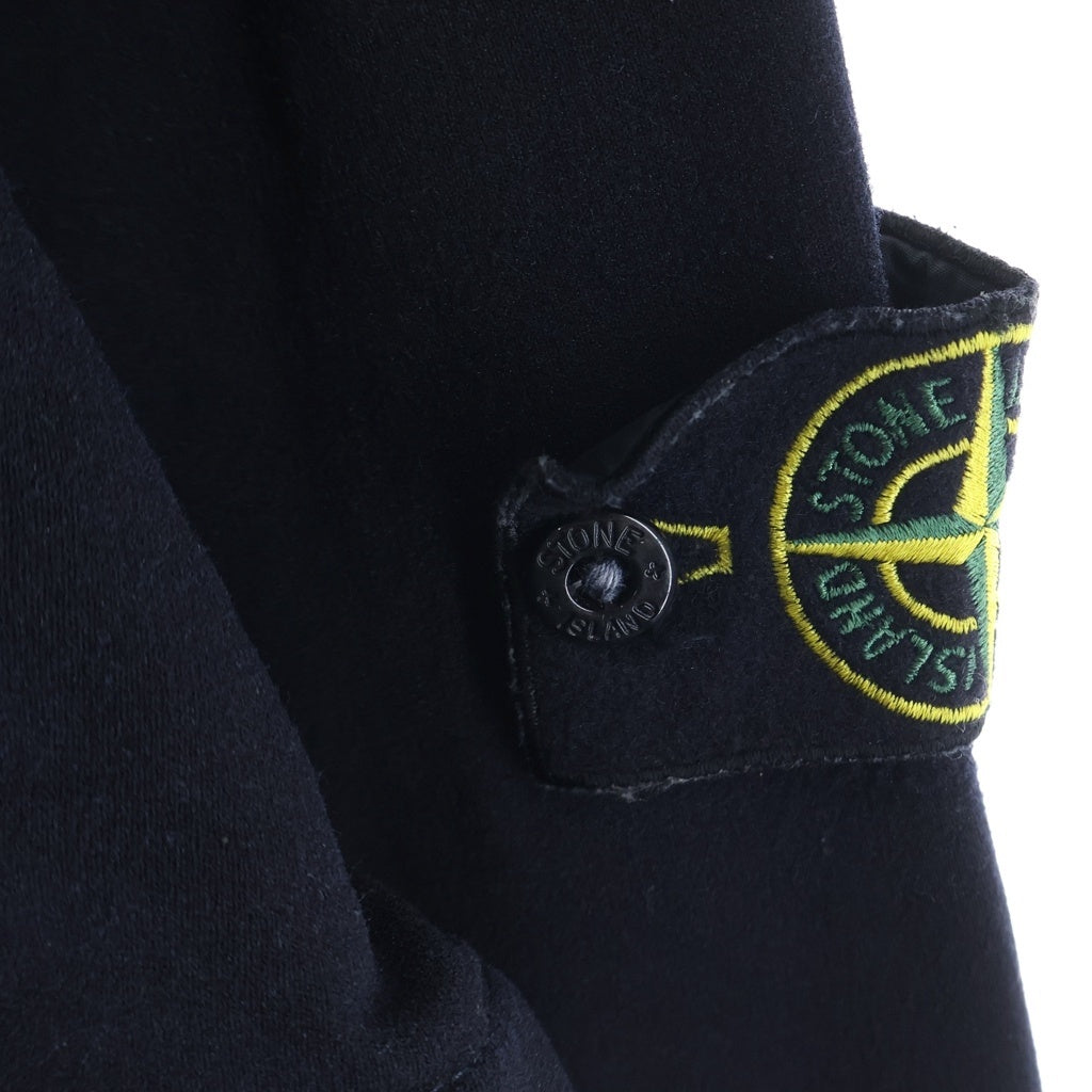 STONE ISLAND(ストーンアイランド) 00S VINTAGE ヴィンテージ 胸ロゴパッチ ストレッチコットン ジップアップフーデッドジャケット ネイビー
