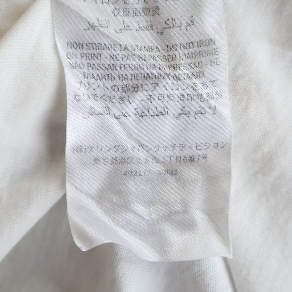 GUCCI(グッチ) AMORE EYE T-SHIRT アモーレ アイ フロントプリントTシャツ 半袖クルーネックカットソー ホワイト 493117 X3131