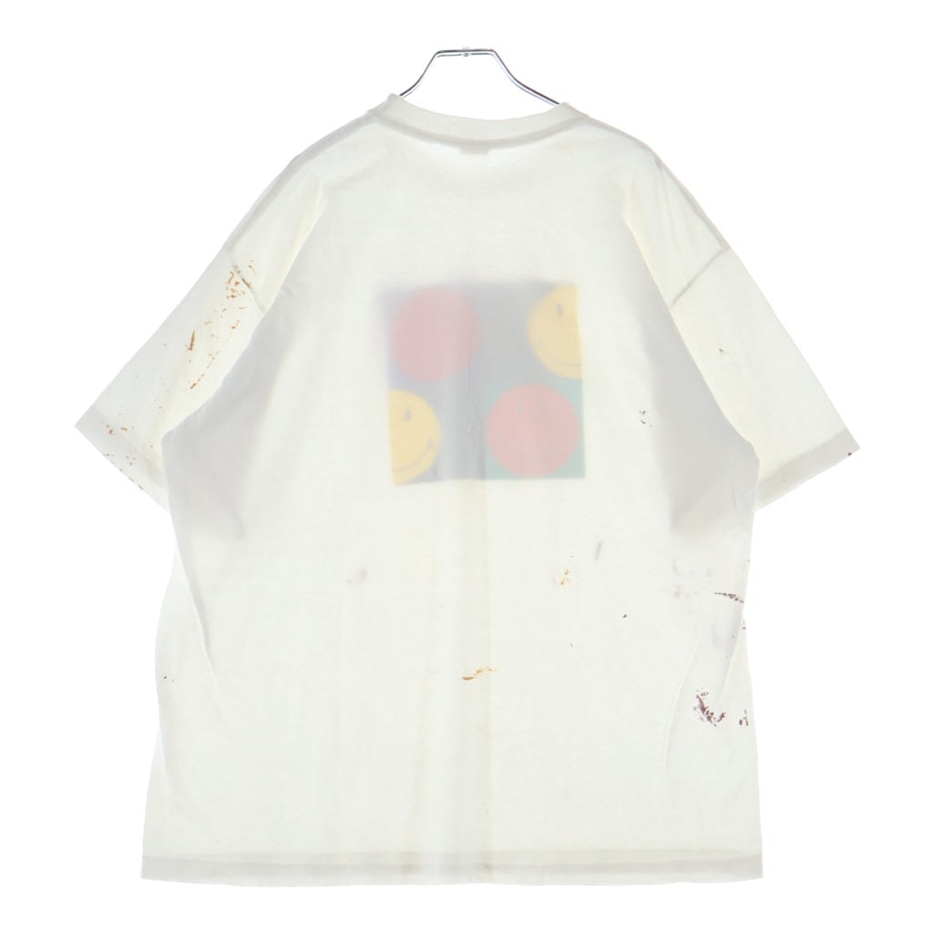 VINTAGE(ヴィンテージ) 90S VINTAGE SMILEY TEE ヴィンテージ スマイリー フロントプリントTシャツ 半袖クルーネックカットソー ホワイト