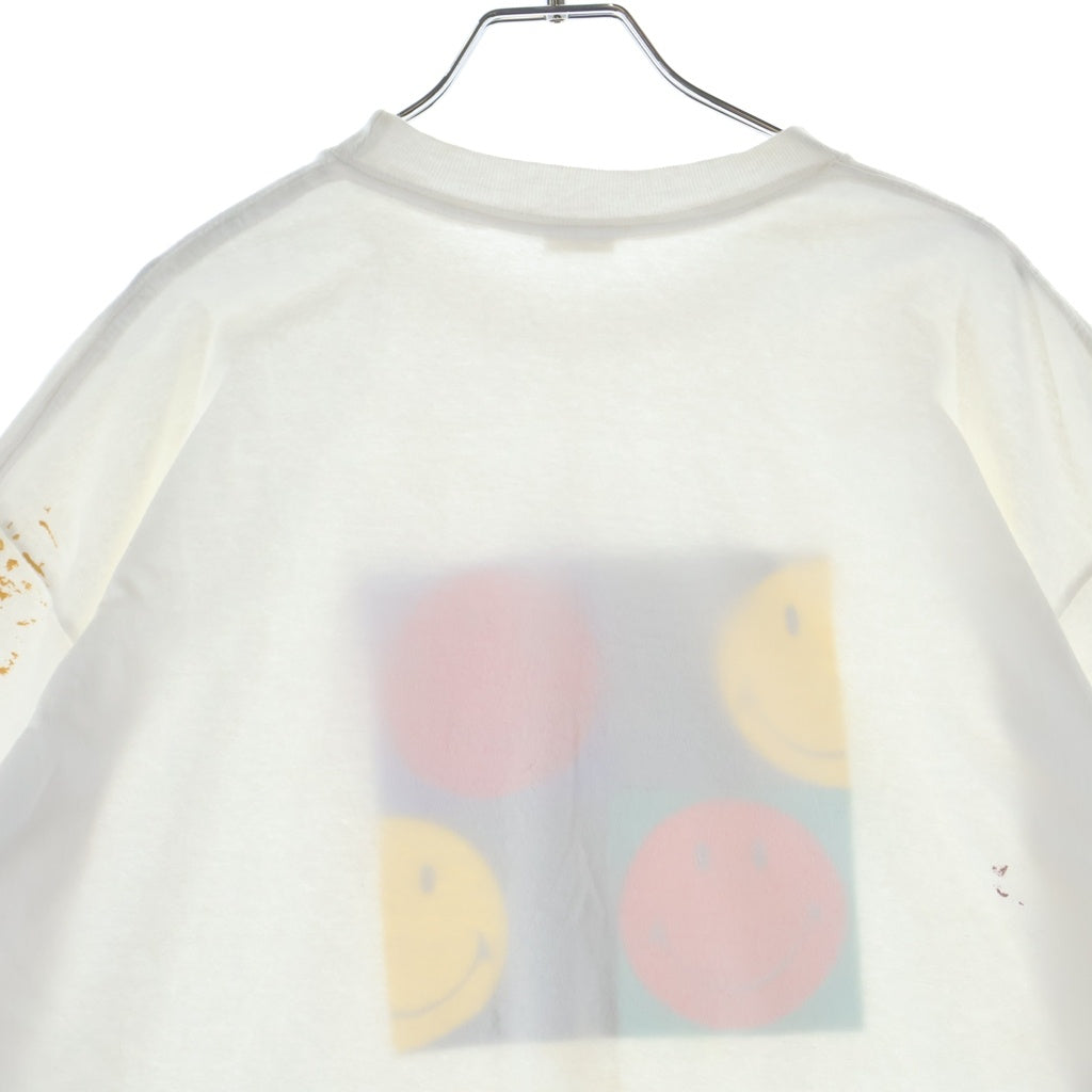 VINTAGE(ヴィンテージ) 90S VINTAGE SMILEY TEE ヴィンテージ スマイリー フロントプリントTシャツ 半袖クルーネックカットソー ホワイト
