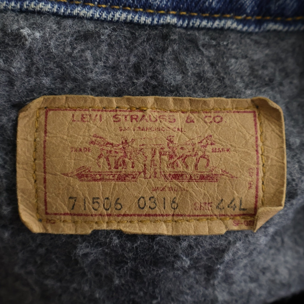 Levi's(リーバイス) 90S VINTAGE 71506-0316 ヴィンテージ ボタン裏