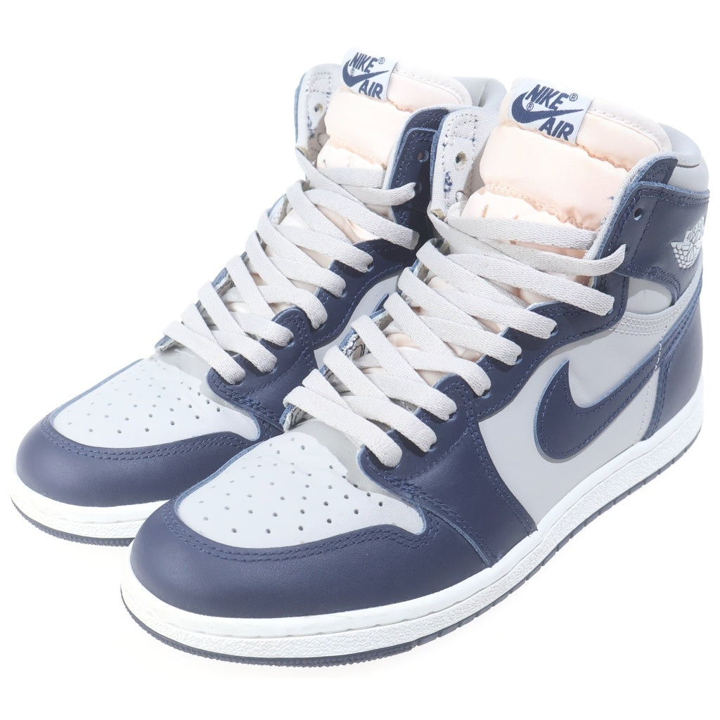 NIKE(ナイキ) AIR JORDAN 1 HIGH 85 GEORGETOWN エアジョーダン1 ジョージタウン ハイカットスニーカー ネイビー/グレー US8.5/26.5cm BQ4422-400