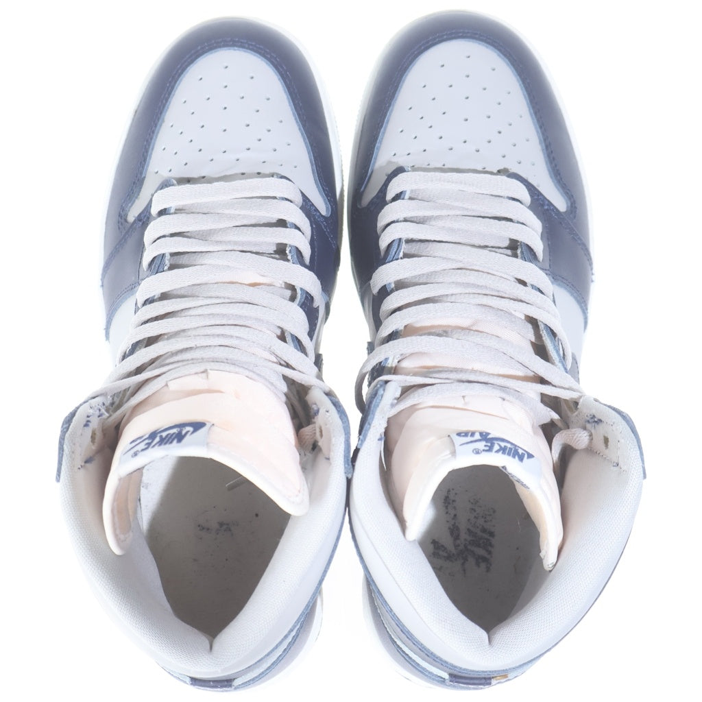 NIKE(ナイキ) AIR JORDAN 1 HIGH 85 GEORGETOWN エアジョーダン1 ジョージタウン ハイカットスニーカー ネイビー/グレー US8.5/26.5cm BQ4422-400