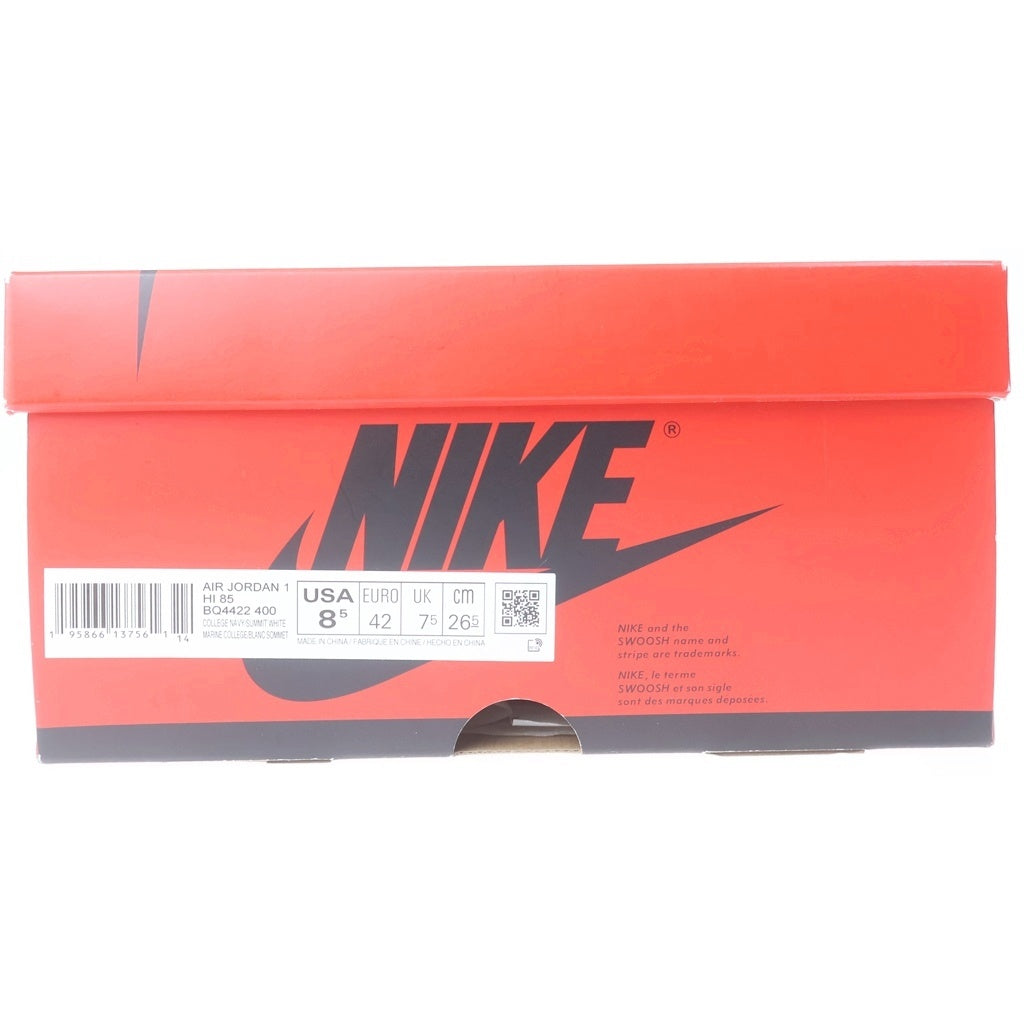 NIKE(ナイキ) AIR JORDAN 1 HIGH 85 GEORGETOWN エアジョーダン1 ジョージタウン ハイカットスニーカー ネイビー/グレー US8.5/26.5cm BQ4422-400